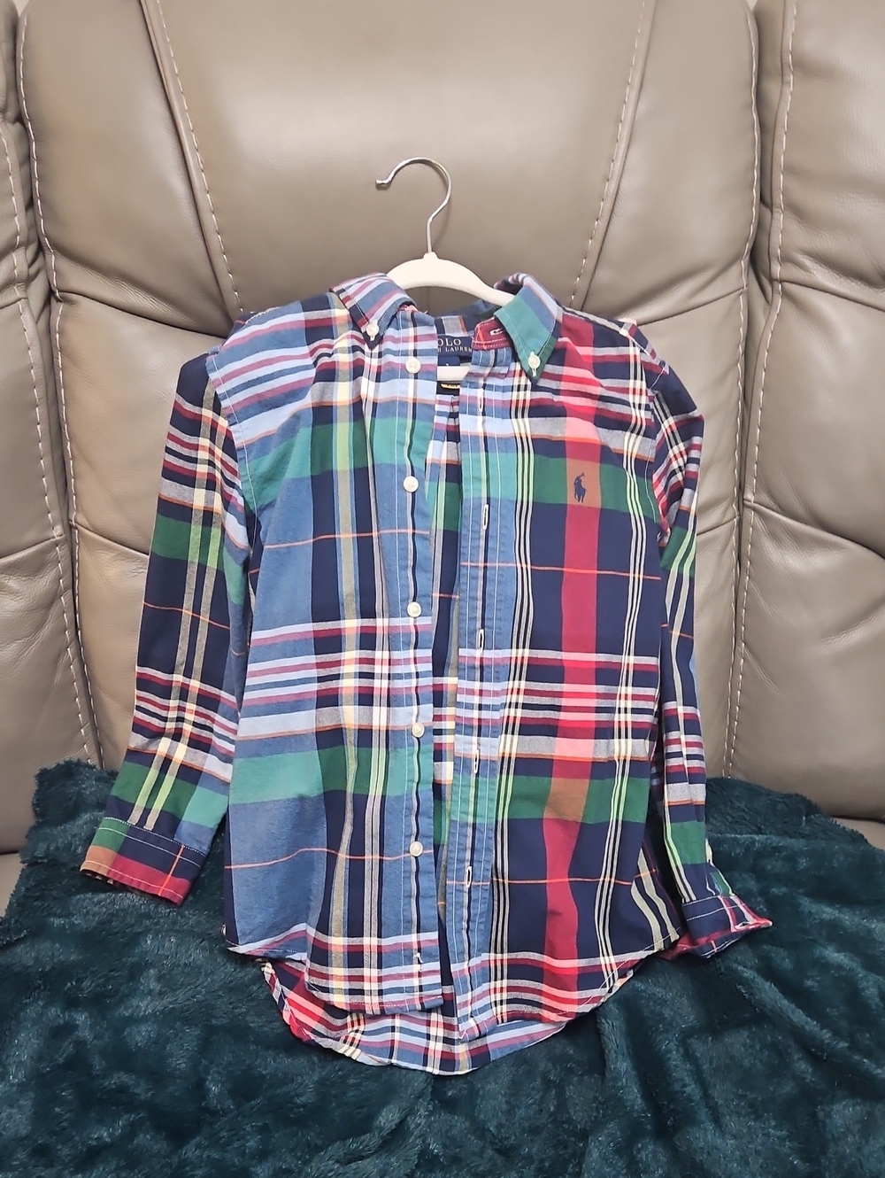 Ralph Lauren Kids Classic Plaid Button-Down Shirt - Multicolor